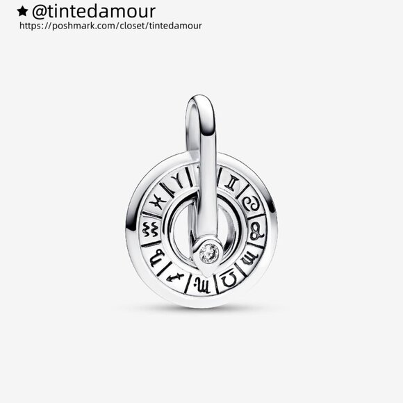 Pandora Pandora ME Zodiac Wheel Medallion Charm - Picture 1 of 2